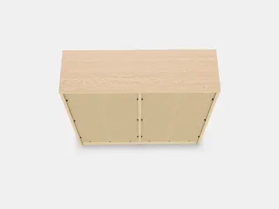 TONSTAD Shelving unit 1 Low-poly 3D model