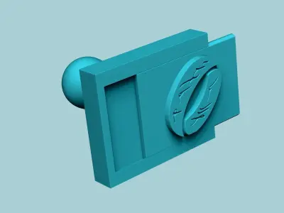 Stamp 112 - LOTR Ring - Fondant Decoration Maker Toy 3D print model