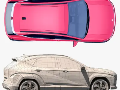 Hyundai Kona 2025 3D model