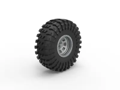 Wheel of Rock bouncer Scale 1 to 25 3D print model