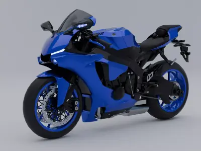 Yamaha R1 3D model