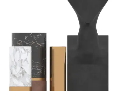 Luxury home decor accessories 3D model
