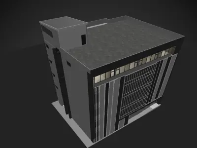 Grey Office 3D model