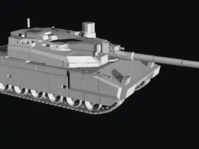 Leclerc mbt 3D print model