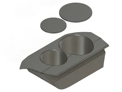 Skoda Octavia mk1 Cup and Beverage holder 3D print model