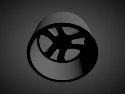 ALFA ROMEO MITO OEM scalable and printable rims 3D print model