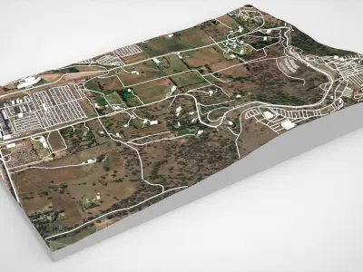 Mount Panorama Motor Racing Circuit Australia 3D model