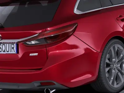  Mazda 6 Wagon 2016 VRAY 3D model