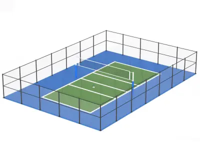 Volleyball Court 3D model get