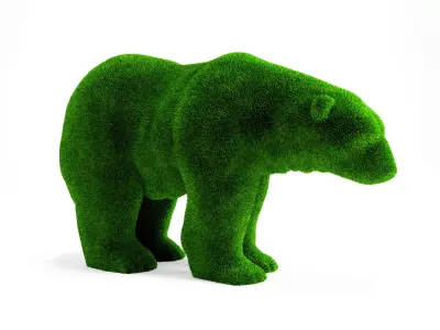 Garden bear 3D model