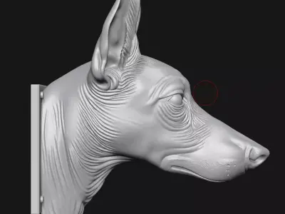 Doberman Pinscher 3D print model