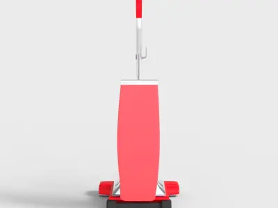 UPRIGHT VACUUM CLEANER Low-poly 3D model