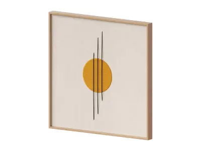 3D Wall Art 013 3D model