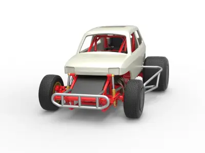 Super rod Version 2 Scale 1 to 25 3D print model