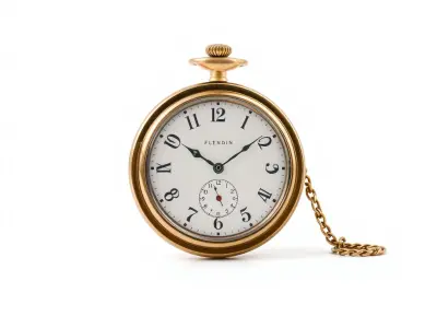 Vintage Pocket Watch D Model Pack Low-poly 3D model