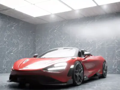 Mclaren Spider car 3D model