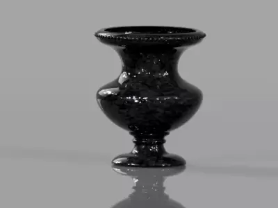 Contemporary vase 3D print model