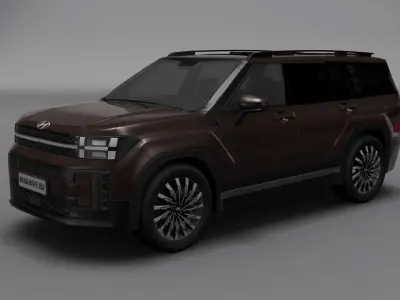 Hyundai Santa Fe 2024 3D model