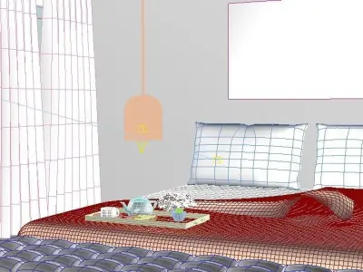 Luxury BedRoom 3D model