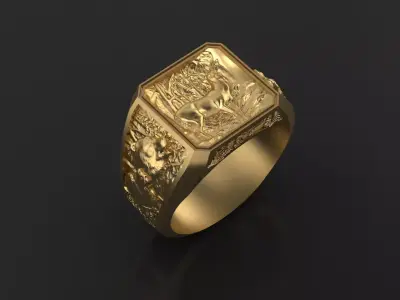 Ring hunter 3D print model