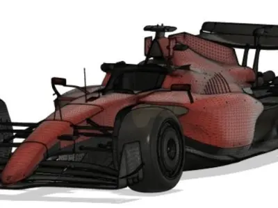 Ferrari F1 2022 Printable 3D print model