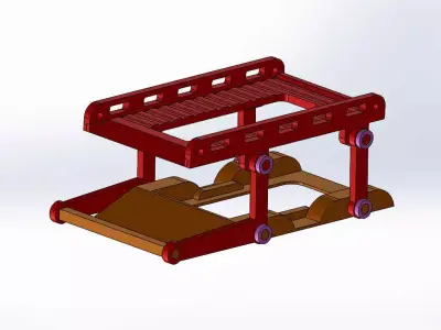 Lift for 2 Free 3D model