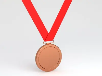 Copper Medal 3D model