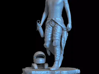 Oscar Piastri 1-8 Scale Statue 3D print model