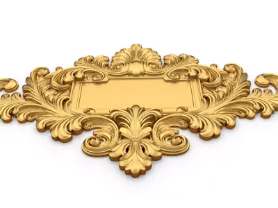 carved classic decorative ornament cnc 3d printing stl 50 3D print model