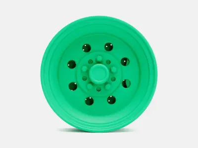 15x5 Weld Draglite Wheel and Brake 3D print model