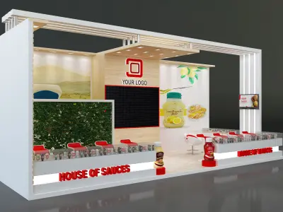Booth Exhibition Stand a638f 3D model