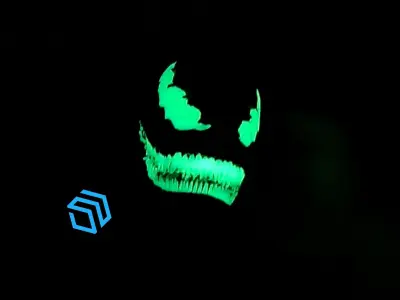 Venom Trailer Hitch Plug Cap 3D print model