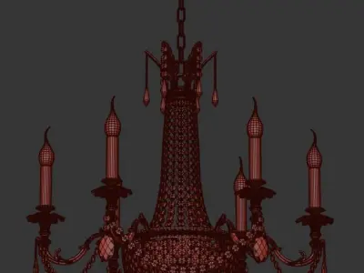 Chandelier Ancona e 1 6 6 200 GB 3D model