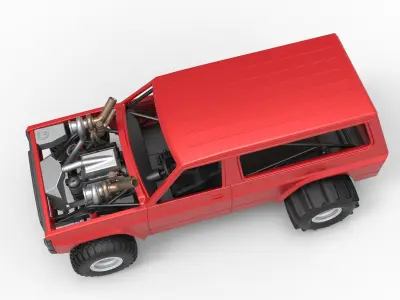 Uphill Sand Racing Dragster Version 3 Scale 1 to 25 3D print model