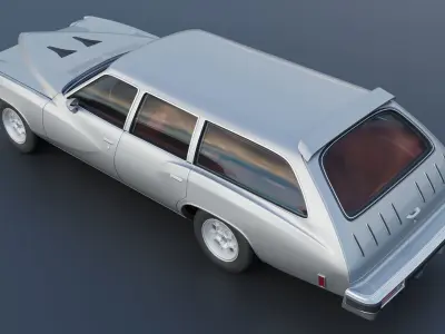 Pontiac Grand Am Station Wagon 1973  3D print model