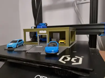 EXOTIC CAR DEALERSHIP 3D print model