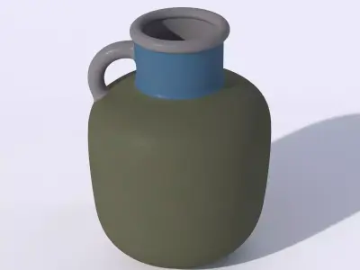Ypperlig Green Vase 3D model