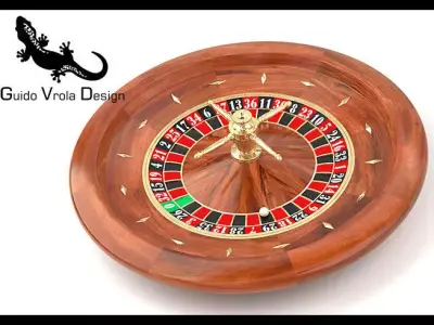 Roulette Wheel 3D model