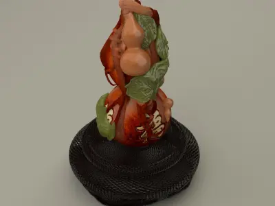 Chinese gourd 3D model