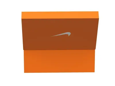 Nike Shoe Box PBR 04 Low-poly 3D model