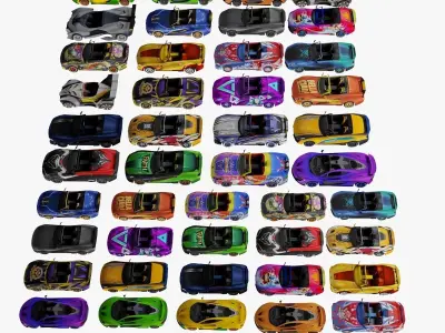 Vehicle car Roadster 89x 3D model