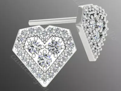 Earrings od64 3D print model