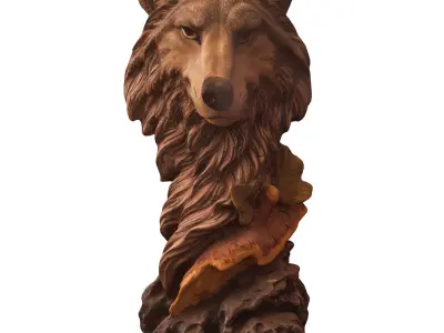 wolf 01 3D model