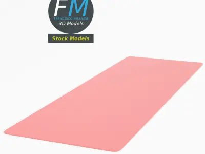 Yoga mat 3D model