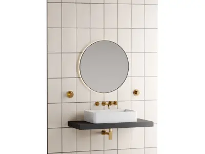 Bathroom Set 011 3D model