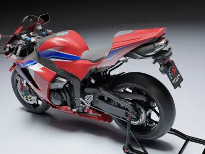 Honda CBR 600RR 2021 Low-poly 3D model