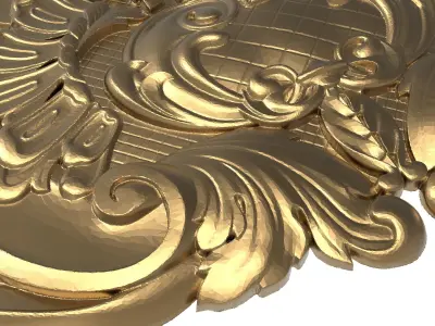  decorative pattern ready for 3D printing 3D model 50