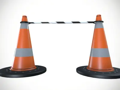 Safety Cone 3D model