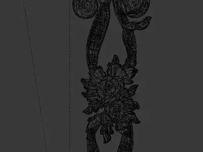 Classic decor ornament v-3D model11 3D model