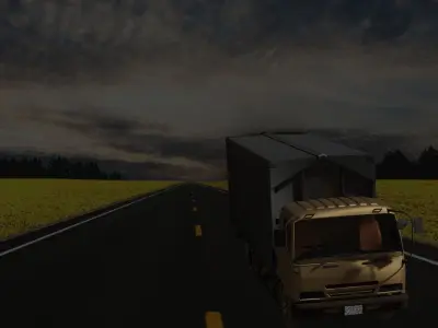 Truck simulator 3D model